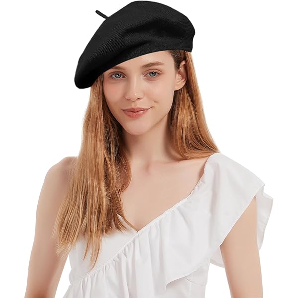 ZARSIO Summer French Beret Breathable Thin Beret Hat Solid